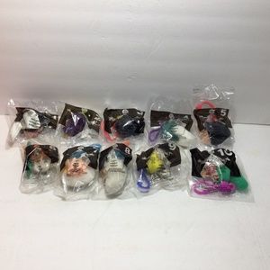 COMPLETE SET OF 10 1991 McDONALDS  SNOW WHITE HAPPY MEAL CHARACTERS.